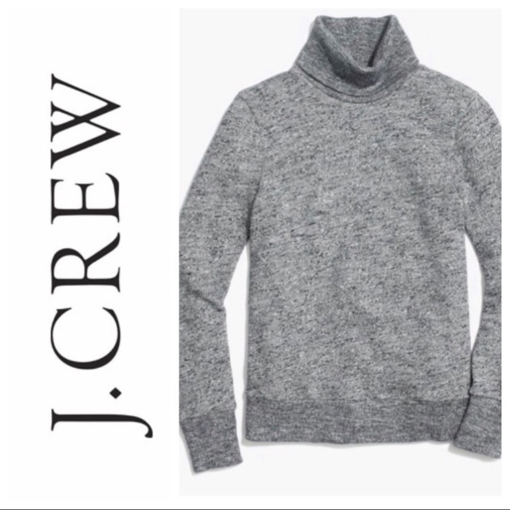 J Crew Heather Gray Turtleneck Size XS